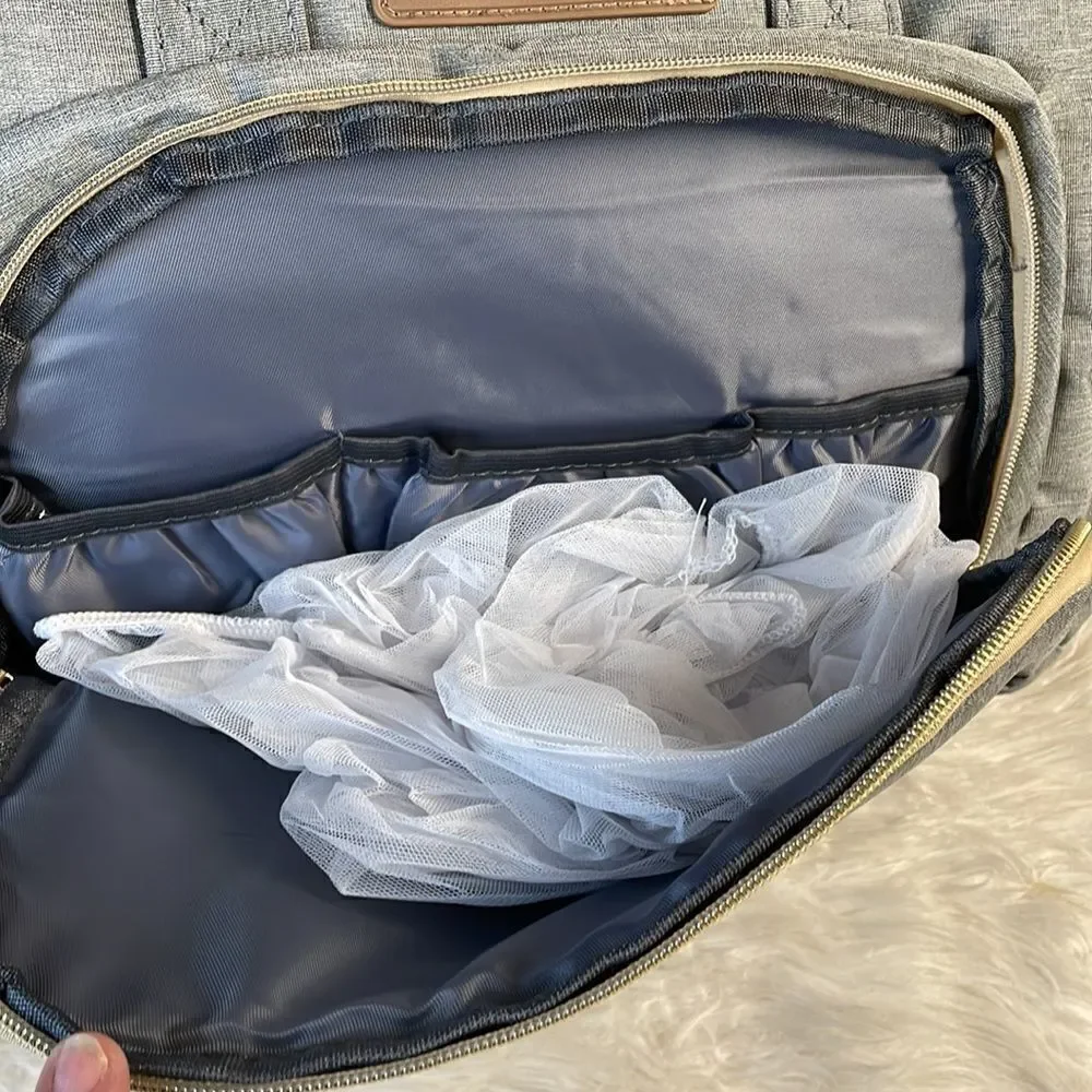 Diaper Bag with Built in Changing Station and USB Plug Brand New NWOT